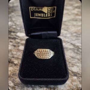 Vintage 9K Gold Ring | 375 Hallmarked | P&I Maker | 3g